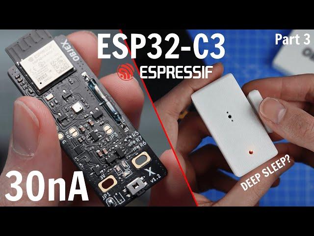 ESP32-C3 based Smart Door/Window sensor | DEEP SLEEP 30nA? | Long battery life 5/10 years