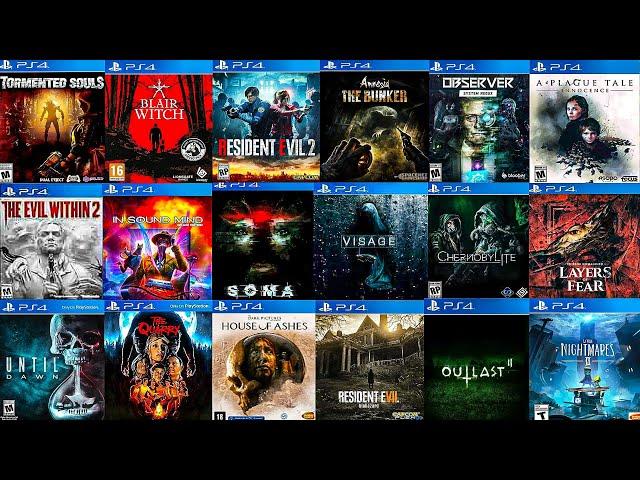 Top 20 Best PS4 HORROR Games (2025)