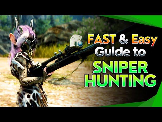 Easy Beginners Guide To Sniper Hunting and Sniper Hunting Mastery In Black Desert Online