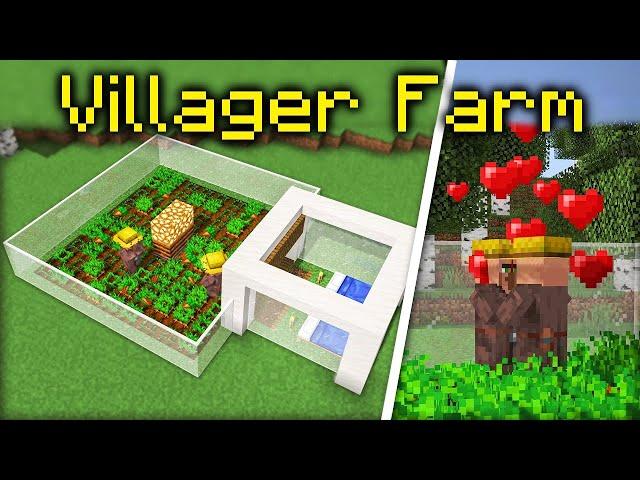 Minecraft Dorfbewohner züchten 1.19 Tutorial - Minecraft Villager Farm bauen Tutorial 1.19