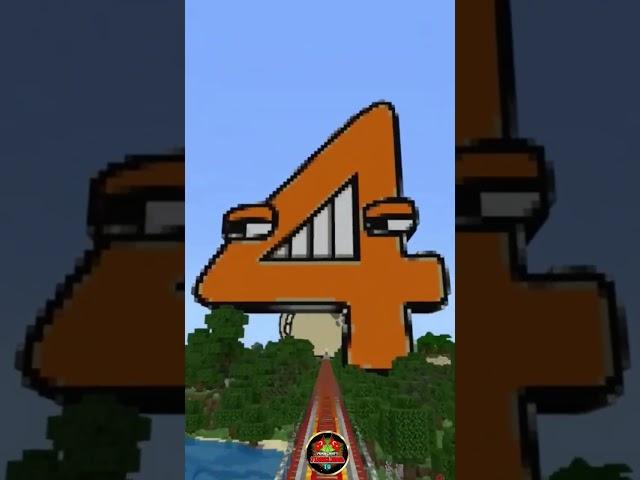 Number Lore Minecraft Train #shorts #minecraft #alphabetlore #numberlore #minecrafttrain #short