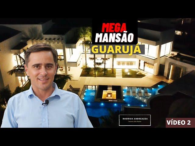  Assista vídeo completo desta MEGA MANSÃO à venda em Jardim Acapulco no Guarujá| Rodrigo Andreazza