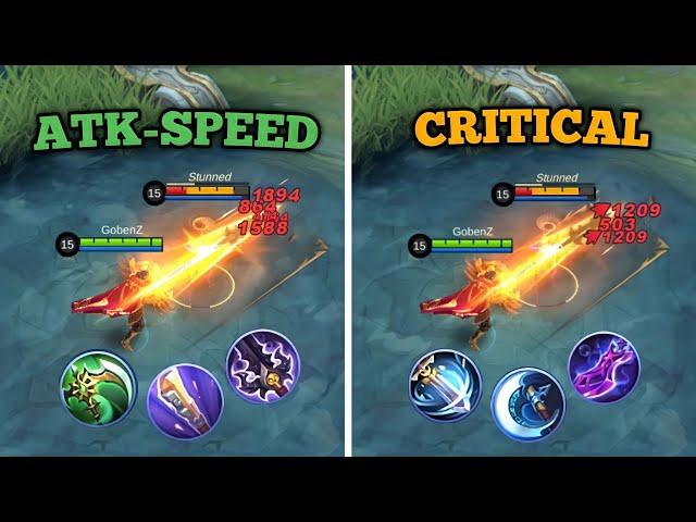 minsitthar revamp, attack speed vs critical build