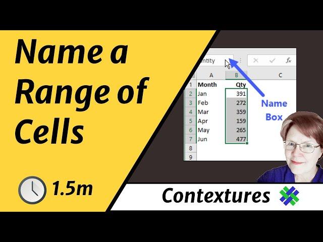 Name a Range of Cells in Excel