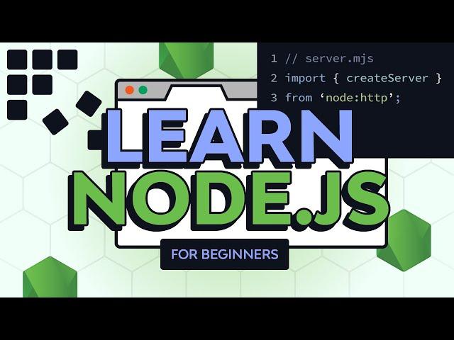 Node.js Tutorial for Beginners | CRASH COURSE