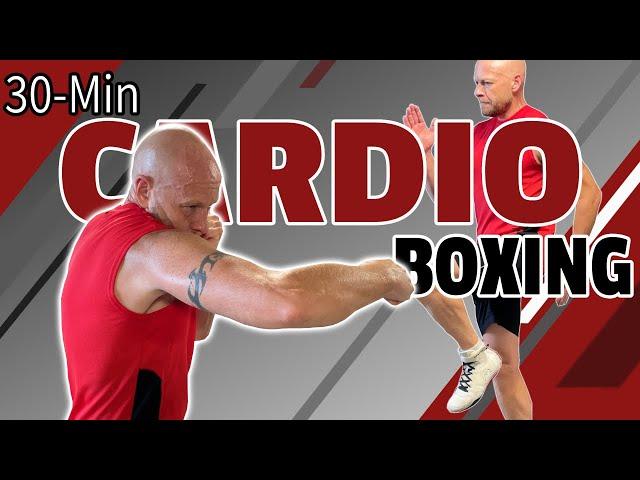 30 Min Pumping CARDIO BOXING Workout - Full Body | No Equipment | at Home