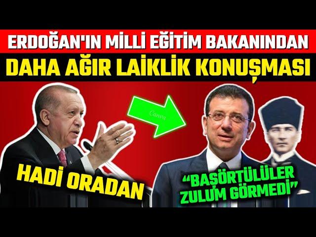 Erdoğan'dan LAİK'lik Tartışmalarına Efsane Konuşma. İmamoğlu'na Göre BAŞÖRTÜLÜLER ZULÜM GÖRMEMİŞ.