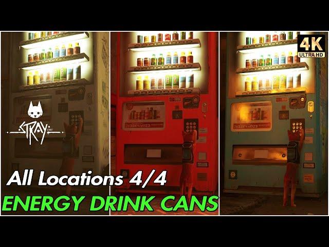 Stray - All Energy Drink Locations - Trade with Barterman - 4/4 Vending Machines