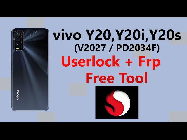 vivo Y20 UserLock Frp Remove (Free Tool)_V2027_PD2034F