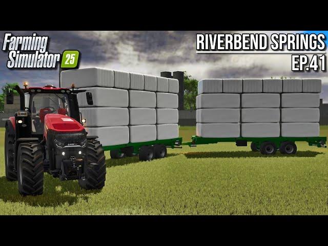 I Solved HOW TO COLLECT LOTS OF BALES - Farming Simulator 25