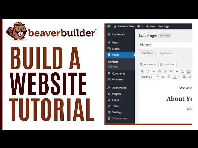 How to Build a Website with Beaver Builder | Wordpress Tutorial