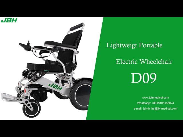 Lightweigt Portable Electric Wheelchair D09 - JBH