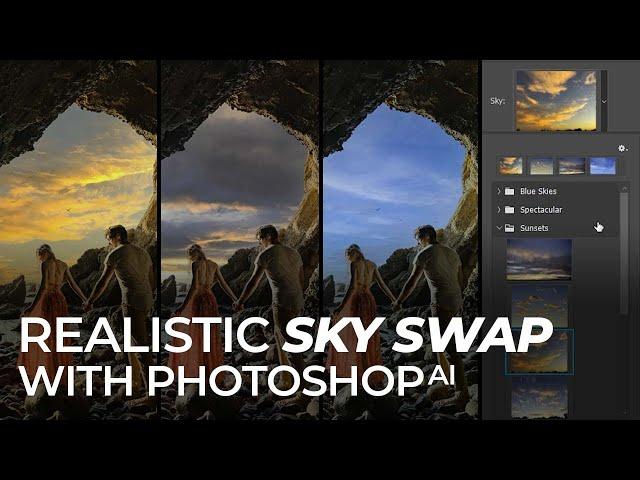 Realistic Sky Swaps With Photoshop AI | Master Your Craft