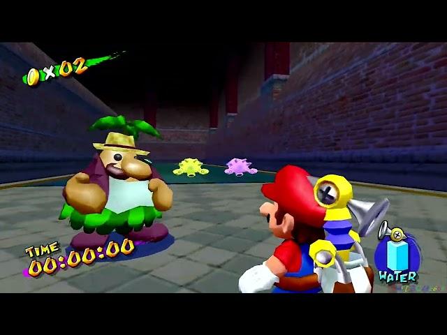 Super Mario Sunshine (3D All-Stars)  Ricco Harbor - Blooper Surfing Safari #1