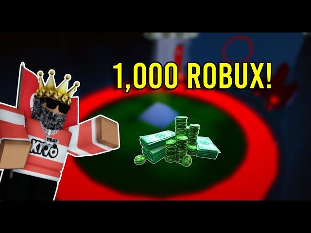 LAST TO LEAVE FOR 1,000 ROBUX! (LIVE ROBLOX)