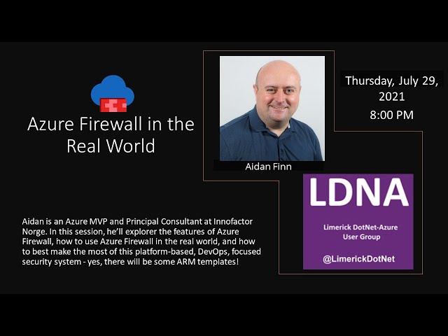 Azure Firewall in the Real World | Aidan Finn