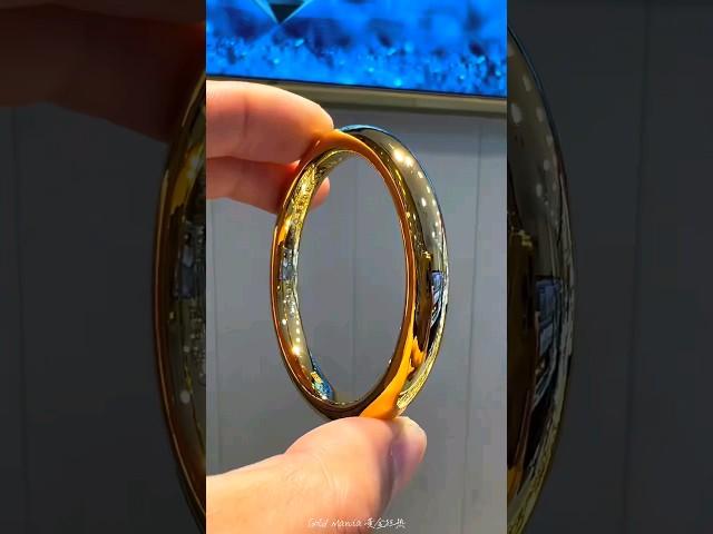 Golden Grace Handcrafting Your Own Bangle Masterpiece #shorts #short #shortvideo #trending #diy