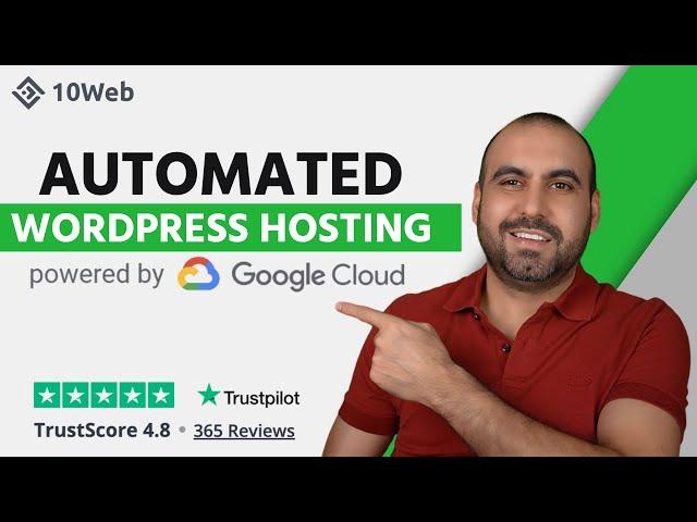 10web Hosting powered by Google Cloud for WordPress