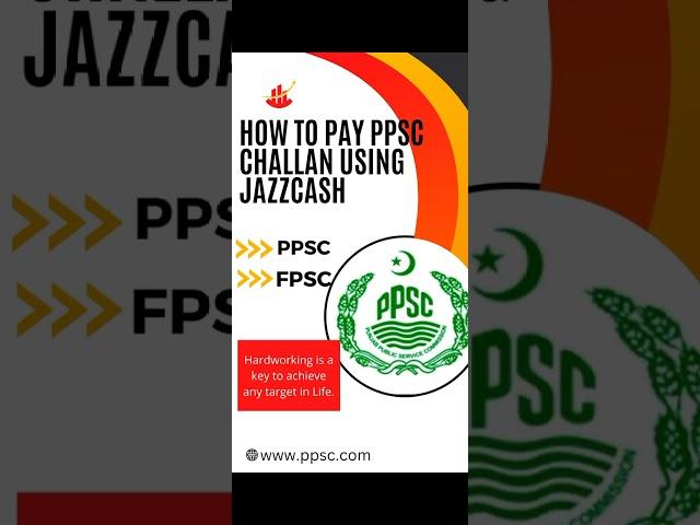 PPSC challan payment using jazzcash and Easypaisa app #css #ppsc#tech #fpsc #tutorial