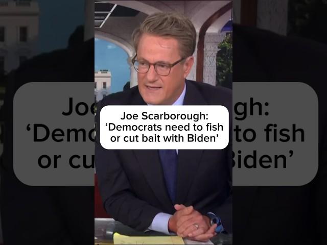 Joe Scarborough: 'Democrats need to fish or cut bait with Biden'