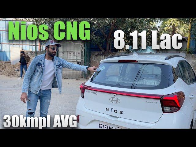 2023 Facelift Grand i10 Nios Sportz CNG | 30KMPL Average