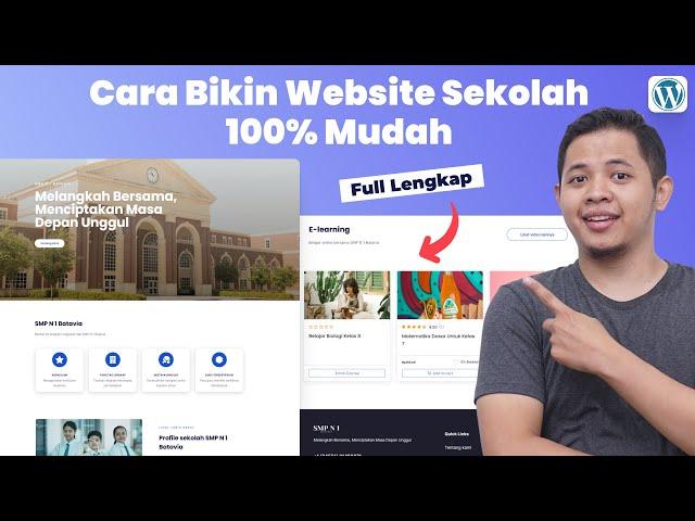 Cara Membuat Website Sekolah Dari Awal Sampai Jadi - Full Lengkap 2024