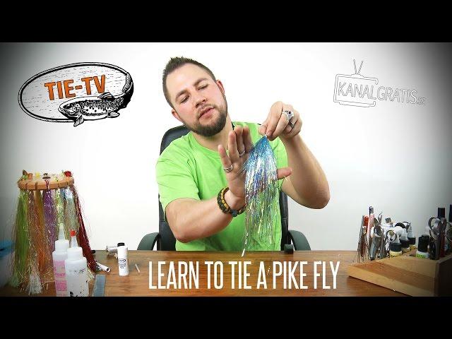 Tie TV - Learn How to Tie a Pike Fly - Niklaus Bauer (English Subtitles)