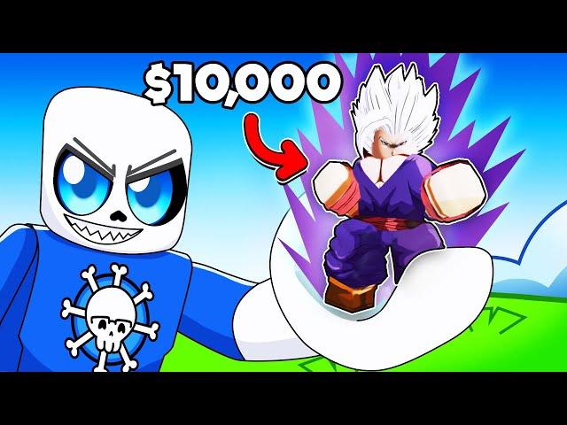 Spending $10,000 For The Strongest Beast Gohan in Roblox