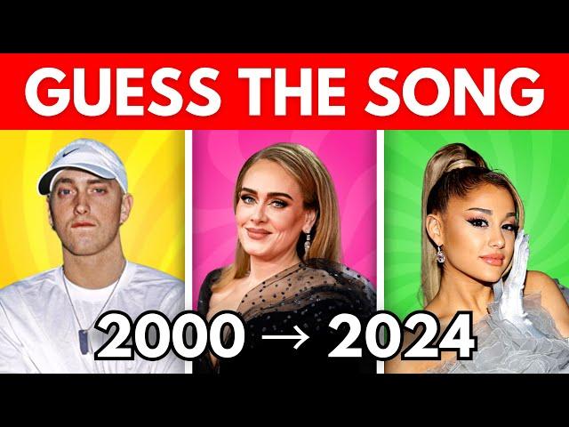 Guess the Song  | Most Popular Songs 2000-2024 | Music Quiz