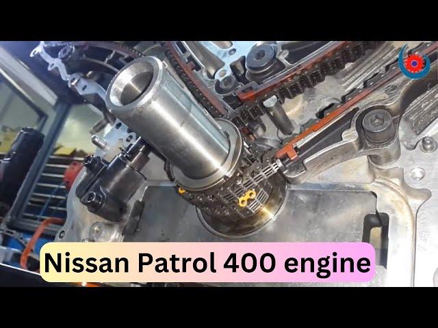 Nissan Patrol 400 engine timing chain / engine timing chain marks/mechanical tips