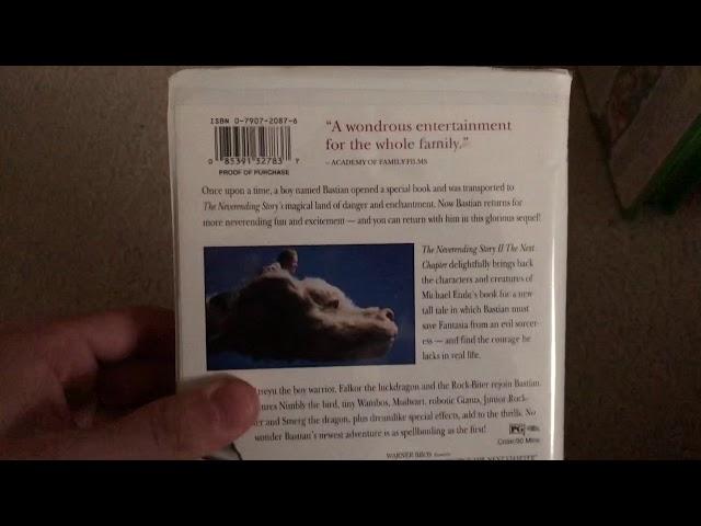 The Never Ending Story II 1995 VHS