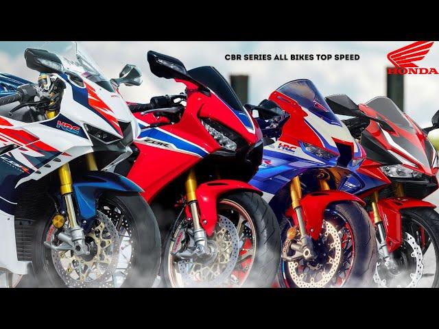 Honda CBR150R 250RR 300R 500R 600RR 650R 1000RR 1000RRR Top Speed 2024