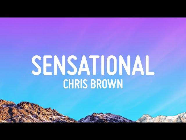 Chris Brown - Sensational (Lyrics) ft. Davido & Lojay