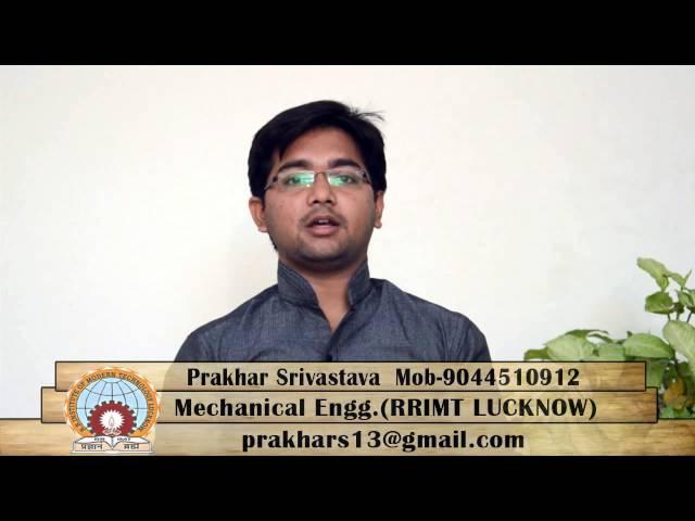 Video Resume of Prakhar Srivastava Mechanical Engineering uploaded by DigitalCV