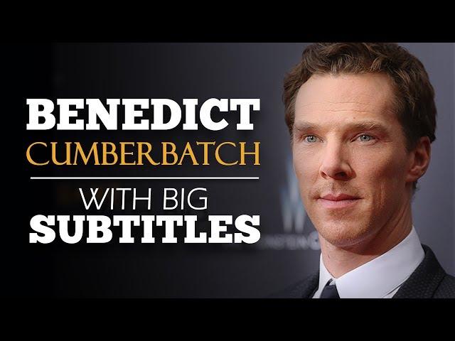 ENGLISH SPEECH | BENEDICT CUMBERBATCH: Just Do It! (English Subtitles)