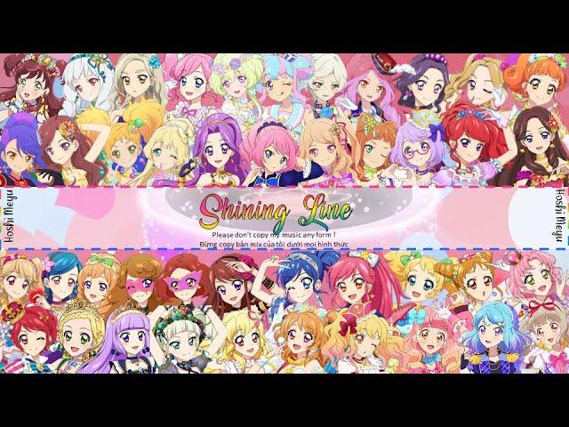 Aikatsu - Shining Line | Full mix & Lyrics | #Happy_Birthday_Chi_Chiala_Senpai_21_7 Part (5/5) | All