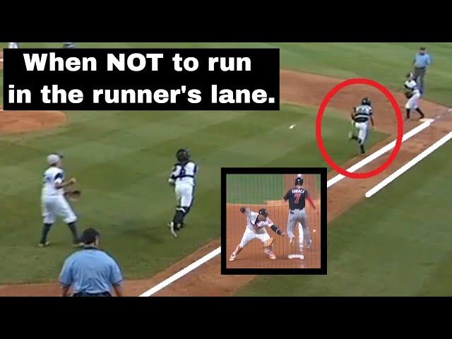 Be SAFE more by knowing the Runner Lane Interference rule