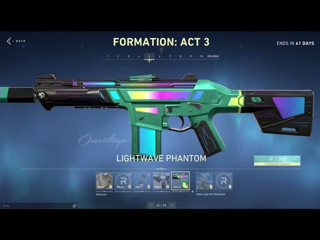 Valorant Episode 2 Act 3 Battle Pass Full Level 1-10 | Valorant New Battlepass