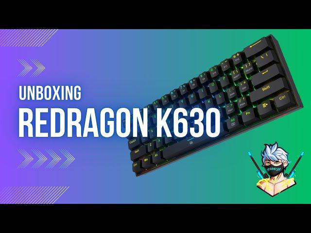 Redragon Dragonborn K630 (Black) Unboxing