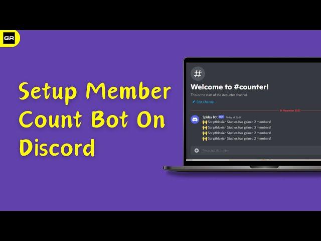 How to set up Member Count bot | Member counter bot discord  | Discord Member Count command