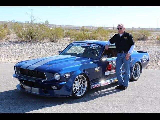 SEMA 2013 Ed Moss, owner of TCI Engineering 1967 Wide Body Mustang