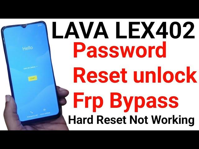 Lava Lex402 Pattern Password frp unlock Tool All Lava Android 11/12 Frp Bypass Reset Frp100% Working