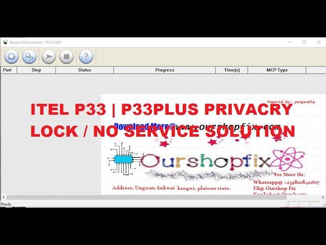 ITEL P33, Itel  P33 PLUS PRIVACY REMOVE AND NO SERVICE SOLUTION