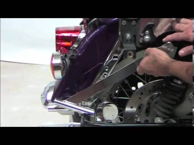 Quick Detach Rack for Harley FLT, FLH, FLTR Models