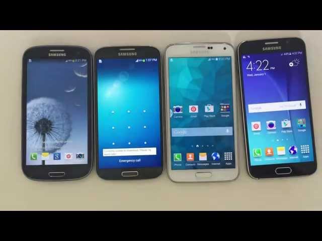 SAMSUNG GALAXY S3 vs S4 vs S5 vs S6- Guess which Phone Wins?