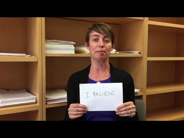 #IBelieve UC Irvine Law Professor Katharine Tinto