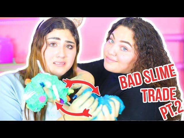 SWAP A SLIME PART 2 | BAD SLIME TRADE CHALLENGE | fix each other slime | Slimeatory #98