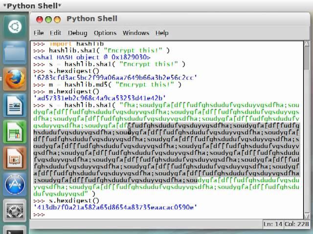 Python [hashlib] 04 SHA1 Hashing