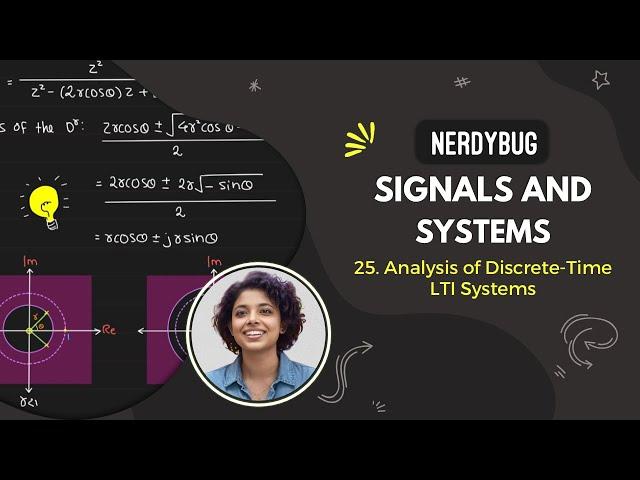 Analysis of LTI Systems using Z Transform | Signals and Systems | NerdyBug | 2024