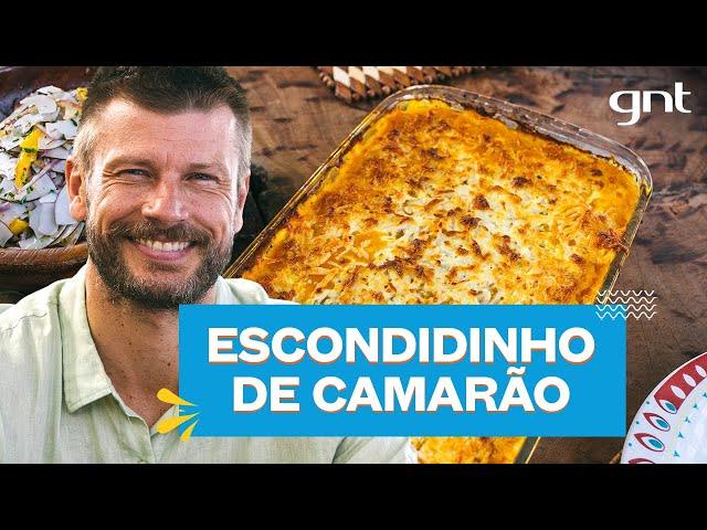 Escondidinho de camarão com purê de abóbora e queijo coalho | Rodrigo Hilbert | Tempero de Família